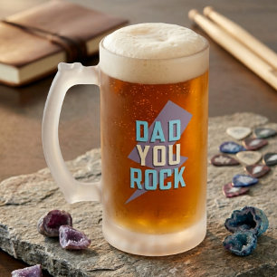 Papa du bist Spitze Frosted Glass Mug Mattglas Bierglas