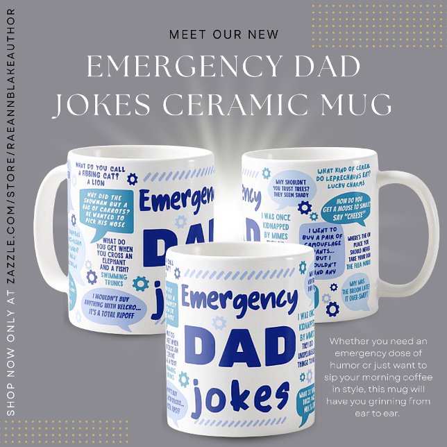 Papa d'urgence plaisante la Mug en céramique (Créateur téléchargé)