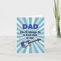 Papa E-Gitarre Rockstar Cool Blau
