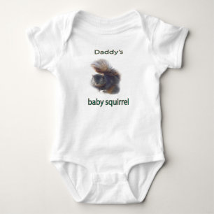Papa-Eichhörnchen Baby Strampler