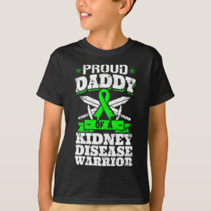 Papa einer Nierenerkrankung Krieger KK-Bewusstsein T-Shirt