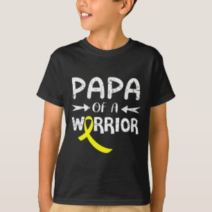 Papa eines Kriegers gegen den Krebs von Kindern T-Shirt