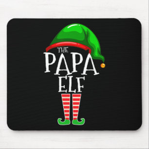 Papa Elf Family Matching Group Weihnachtsgeschenk  Mousepad