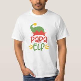 Papa Elf Men's Christmas Shirt - Matching Family