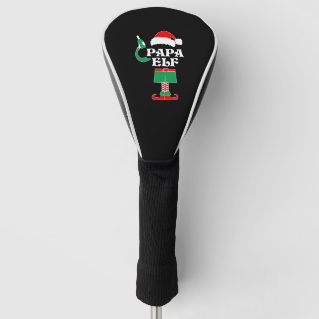 Papa Elf Men's Elf Weihnachten für Ugusweihnachtsf Golf Headcover (Vorderseite)