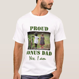 PAPA EN PLUS FIÈRE T-Shirt BLANC avec Photo Pers