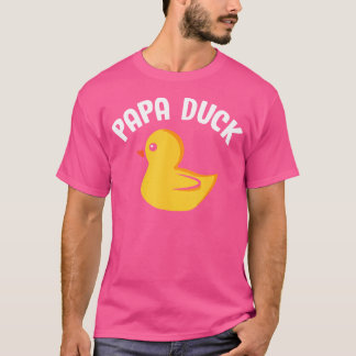 Papa Ente Lustige Entenliebhaber Entenjagd Vater'S T-Shirt