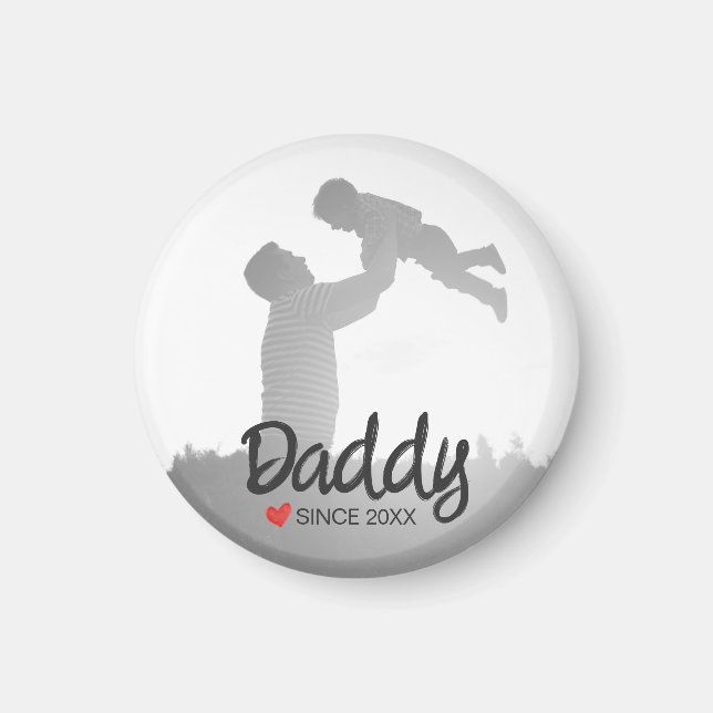 Papa, erster Vatertag, erster glücklicher Vater Magnet (Vorne)