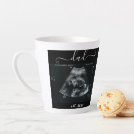 Papa est. 2022 mit Ultraschallbild Milchtasse