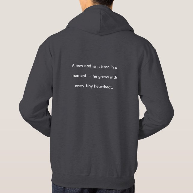 Papa est.2026 hoodie (Rückseite)