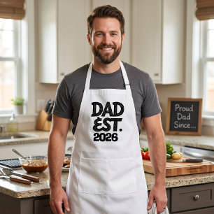 Papa Est 2026 Stolzer Vater seit Schürze