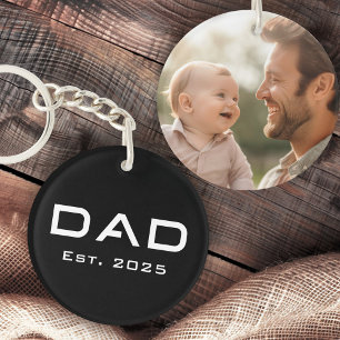 Papa est année fête des pères nouveau bébé photo n