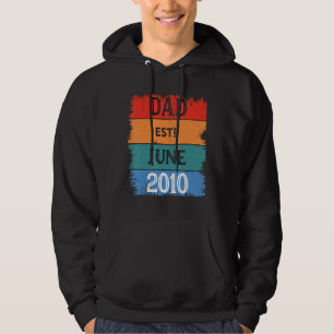 Papa Est Jun 2010 Stolzer Papa Opa Bester Daddy Be Hoodie