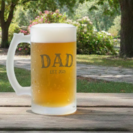 PAPA EST MATTGLAS BIERGLAS