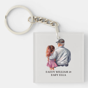 Papa et fille personnalisés