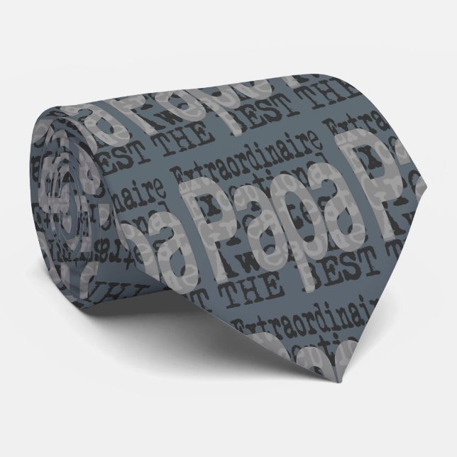 Papa Extraordinaire Krawatte (Gerollt)