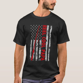 Papa-Fahne-Fischer zum Vatertag T-Shirt
