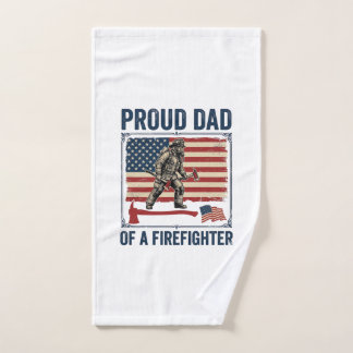 Papa fier d'un pompier drapeau vintage Vector_1