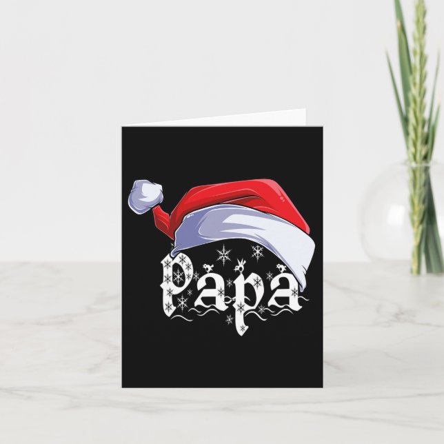 Papa Frohe Weihnachten Weihnachten Weihnachten Wei Karte (Vorderseite)