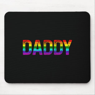 Papa Gay Pride Monat Lgbtq Vatertag Regenbogen Fl Mousepad