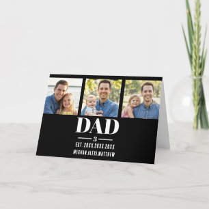 Papa Gegr. Jahr Name Zahl Fett Schrift 3 Foto Karte
