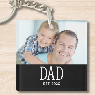 Papa gegründet Foto Schlüsselanhänger