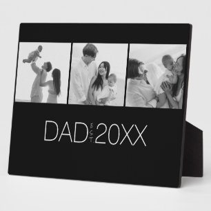 Papa Gegründetes Jahr Foto-Geschenke Moderner Vate Fotoplatte
