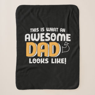 Papa-Geschenk So sieht ein großartiger Vater aus Sherpadecke