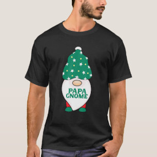 Papa Gnome Funny Gnomes Matching Christmas Pajamas T-Shirt