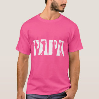 Papa Golf Design Herren's Cooles Golfen T-Shirt