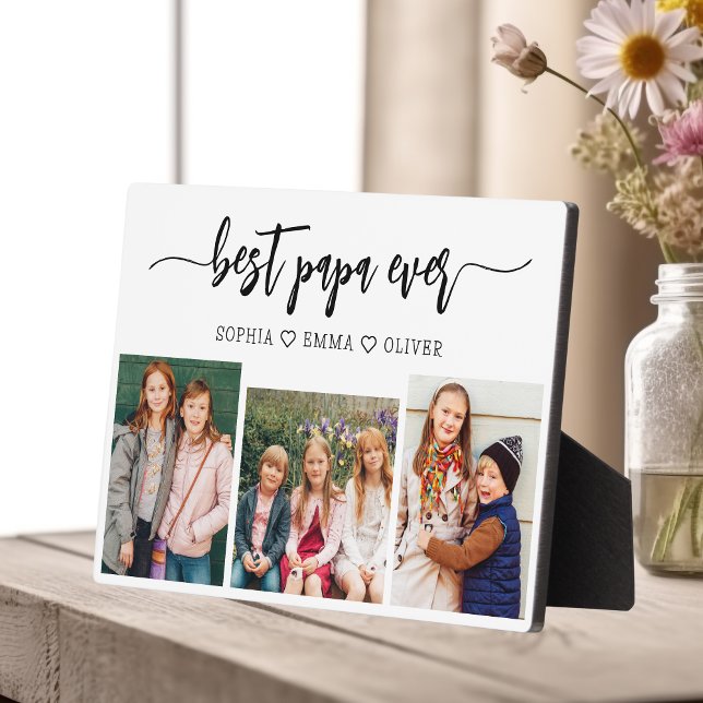 Papa Grandpa Großkinder Fotoplatte (Von Creator hochgeladen)