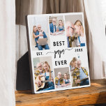 Papa Großvater Grandchildren FotoCollage Fotoplatte<br><div class="desc">Feiern Sie die besondere Bindung zwischen Papa und seinen Enkelkindern mit unserer "Papa-Großvater-FotoCollage"-Plakette. Diese personalisierte Gedenktafel zeigt wunderbar eine Sammlung von hochgeschätzten Fotos, die wertvolle Momente und Erinnerungen vereint, die Papa mit seinen geliebten Enkelkindern teilt. Der hervorgehobene Titel "Papa" verleiht dem Design eine Touch von Wärme und Zuneigung. Die aus...</div>