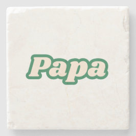 Papa | Großvater, Vater Steinuntersetzer