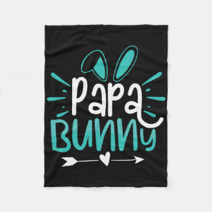 Papa Hase Fleecedecke