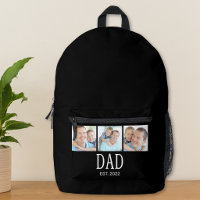 Papa hat 3 Foto Schwarz gegründet