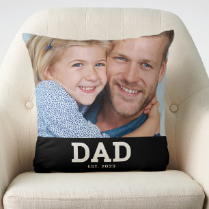 Papa hat die moderne Foto Kissen