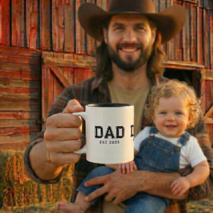 Papa hat ein kühnes schwarzes Jahr Papa-Geschenk g Zweifarbige Tasse