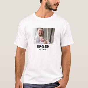 Papa hat ein mutiges Foto-Geschenk etabliert T-Shirt