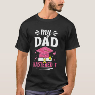 Papa hat es gemeistert Magister Absolvent Leopard T-Shirt