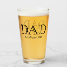 Papa hat fette schwarze Text-Bier-Schrift etablier