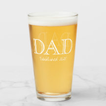 Papa hat fette weiße Schrift schwarzes Bier etabli