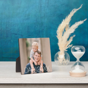 Papa hat Foto gegründet Fotoplatte