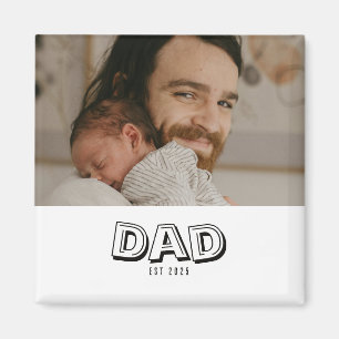 Papa hat Foto-Geschenk gegründet Magnet