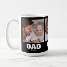 Papa hat kühnes Schwarz 3 Foto etabliert