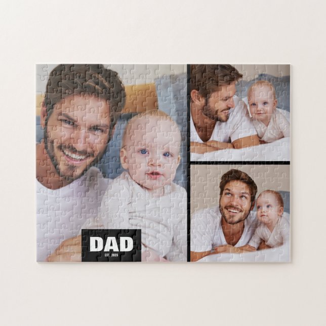Papa hat modern 3 Foto eingerichtet (Horizontal)