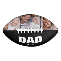 Papa hat modernes fett schwarzes 3-Foto-Collage er