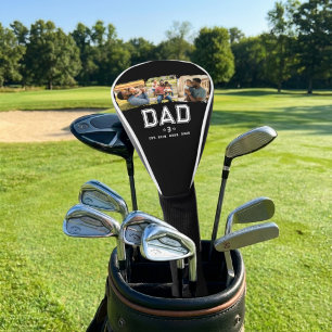 Papa hat modernes fett weißes 3 Foto eingerichtet Golf Headcover