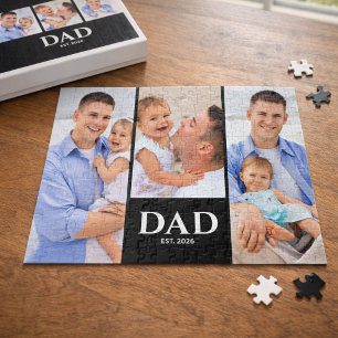 Papa hat modernes Schwarz 3 Foto eingerichtet