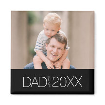 Papa hat modernes Skript-Magnet gegründet
