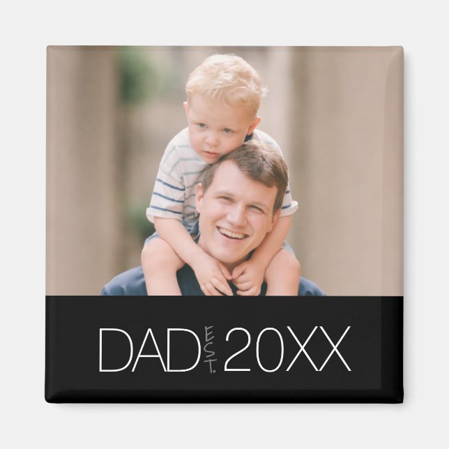 Papa hat modernes Skript-Magnet gegründet Magnet (Vorne)